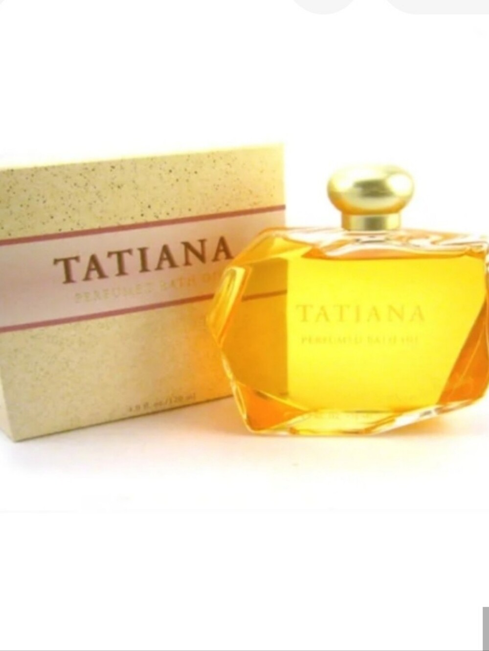 Diane Von Furstenberg Tatiana Perfumed Bath Oil - Amber Gold Bottle